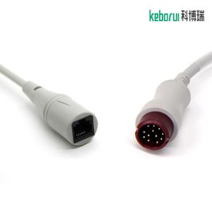 China PVC Copper 3.2m TPU Mindray IBP Cable For Abbott Transducer factory