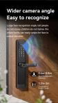 Glomarket Tuya Wifi Smart Lock Aluminum Wooden Door Face Recognition Palmprint