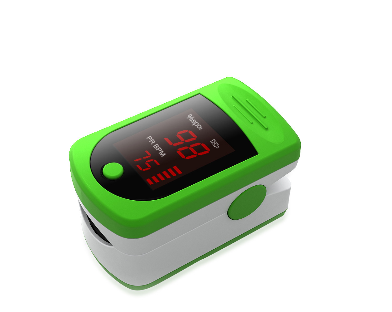 OLED red color words display fingertip pulse oximeter TT-301 Automatic 4-directions screen rotation