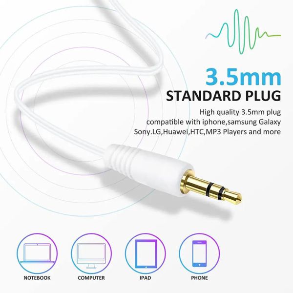 Tour Guide Headphones with 20Hz 20KHz Frequency Range and Single PIN Disposable Wired Earphones