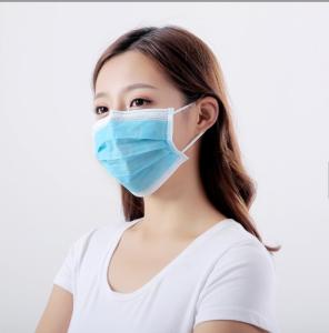 China Antibacterial Disposable Dust Mouth Mask Non Woven 3 Layer Face Mask factory