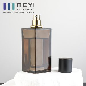 Clear 100Ml Perfume Glass Bottle Crown Little 48pcs/Ctn