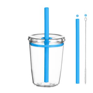 China Tritan Plastic Straw Cups for Long-Lasting Restaurant Service factory
