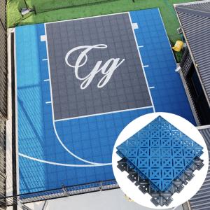 China PP Interlocking 3x3 Basketball Streetball Court Flooring Tiles Easy To Install factory