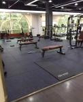 Fitness Center 1000*1000mm Flame-retardant Rubber Mats For Multi-Purpose And