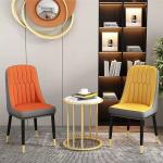 Minimalist Padded Restaurant Chairs Metal Makeup Chair Abrasion Resistance