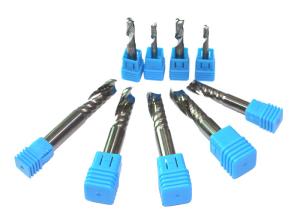 China Small Diameter Single Flute End Mill For Aluminum Plastic Stainless Steel factory