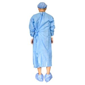 China China manufacturer eco friendly sms nonwoven fabric sterile reinforced disposable surgical gown with high quality factory