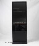 Black 55 Inch Double Sides Digital Advertising Signs , LCD Digital Signage For