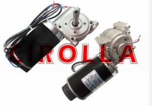 China 60W 24V Low Noise Brush Gear Motor for Auto Sliding Door 1 Signal , 40 Pulse Honeywell Encoder factory