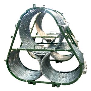 China Long Life Mobile Security Barrier Concertina Razor Wire Barrier For Fence factory