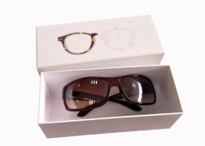 China Personalized Custom Rigid Boxes , Sunglasses Cardboard Gift Boxes With Lids factory