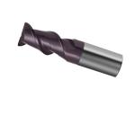 2- Flute Solid Carbide End Mills Straight Shank Long Neck And Short Cutting Edge
