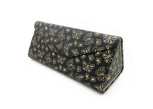 China Butterfly Black Or Custom Sunglass Case Foldable For Women Easy To Carry factory