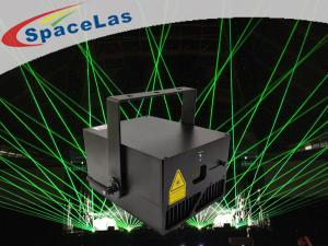 China 7 Watt Laser Show Projector Single Green For Beam Shows / Graphic Shows factory