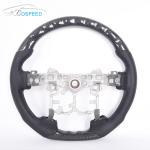 Alcantara Personalised Red Stripe Steering Wheel Toyota Hilux Matte Black