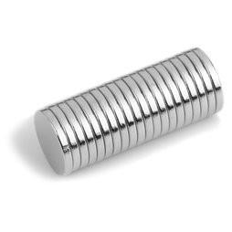 China Dia 8x1mm Dia 8x2mm neodymium magnet disc for wholesale price zinc plating Nickeling coating factory
