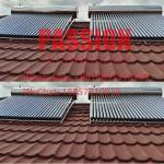 201 Stainless Steel Vacuum Tube Solar Water Heater 304 Outer Tank Solar Pool