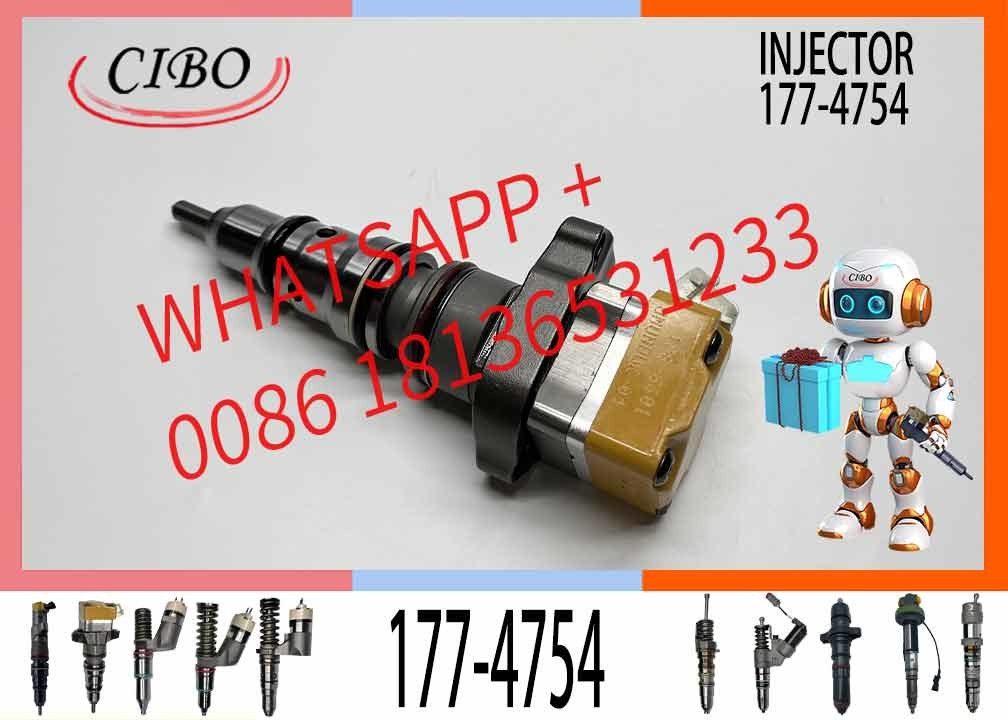 Excavator Parts E 322C 325C 3126B Engine Diesel Fuel Injector 177-4754 1774754