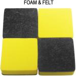 Customized Squre Felt Dry Eraser Magnetic Whiteboard Eraser 2inch