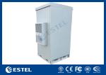 40U 19 Inch Weatherproof Rack Enclosure Anti Theft Three Point Lock
