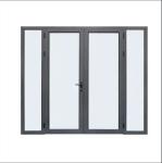 Minimalist Design Waterproof Aluminum Alloy Casement Doors For Swing Opening