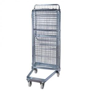 China Durable Laundry Trolley Cart , Stainless Steel Laundry Trolley Rust Proof Sturdy Structure factory