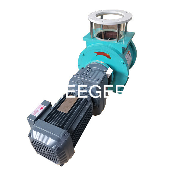 China Flour Mill Rice Mill Airlock Rotary Feeder Valve Anti Blocking factory