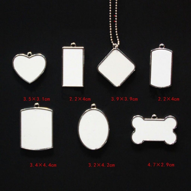 Personalized Double Sided Metal Sublimation Dog Tags For Sublimation Photos Printing