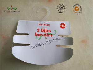 China Baby Clothing Hang Tags 350G Paper Hanger Card With 2 Color Printing factory