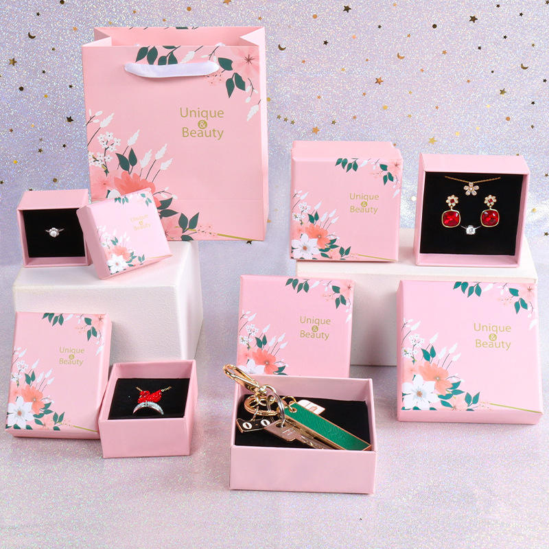 Custom Ivory Board Paper Box For Gifts Packaging with Glossy Lamination and Custom Logo