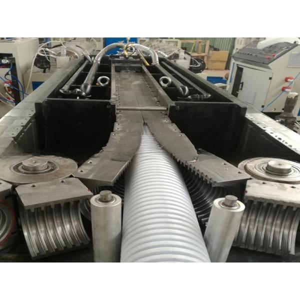 PVC PE PP PA Single Corrugated Pipe Production Line