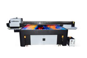 China Precision Ribbon Printer LED UV Ink Printing Double White Color Light Oil Mode 1800x1000mm Print Dimension factory