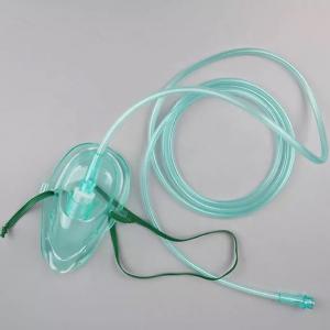China Disposable Emergency Medical Oxygen Mask Medical PVC Oxygen Mask on sale