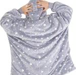 Various Colors Oversized Hooded Blankets Sweatshirt Extra Warm