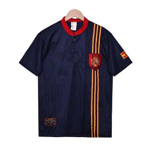 China Spain Retro 1996 Away Football Jersey Classic Replica Customization factory