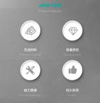 Nickel Plated C Shape Glass Mounting Clips For 2-8 Thickness Glass In Zinc Alloy