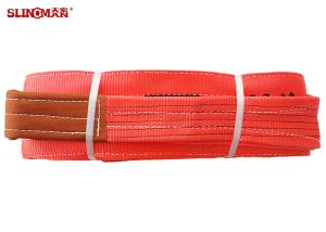 China Lifting Hoisting Belt 5t Polyester Flat Webbing Slings / Webbing Strap factory