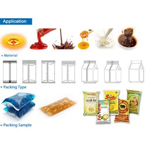 Fully Automatic PLC-Controlled Vertical Packaging Machine for Food Liquid