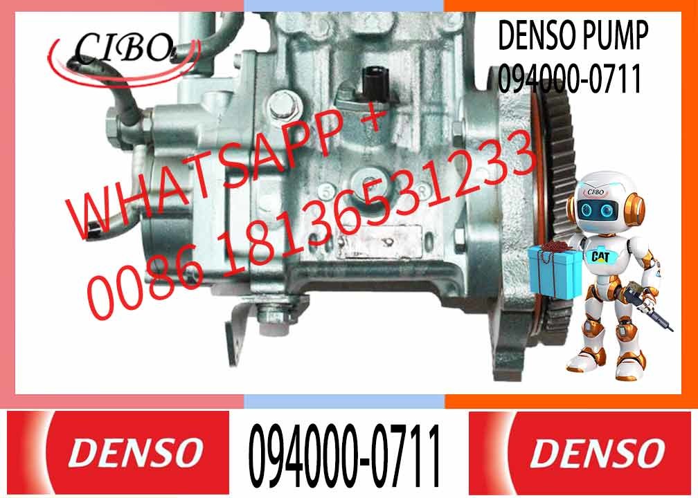 Neutral New Fuel Pump 094000-0711 Common Rail Pump VG1246080050 100% Genuine 094000-0710 VG1246080050