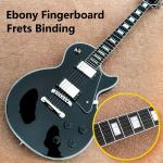 Custom LP electric guitar, Ebony fingerboard frets binding electric guitar with