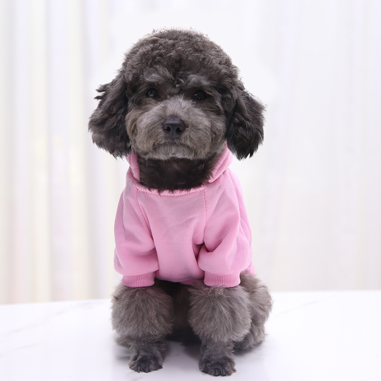 100% Cotton Small Dog Hoodie Classic Carrying Custom Dog Hoodies