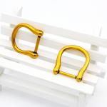 Metal handbag buckles OEP D ring,d shape adjustable buckle for leather