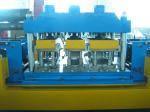 11Kw Main Motor Power GCr15 Roller Door Frame Roll Forming Machine Single Chain