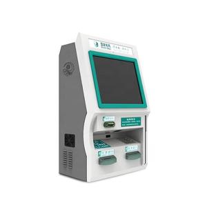 China 21.5 Inch Wall Mounted Self Ordering Kiosk RFID Card Reader With Keyboard on sale
