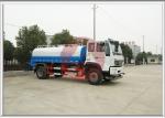 Flexible Sprinkling Water Tank Truck , Commercial Water Truck Wide Sprinkling