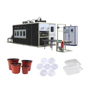 China Hydraulic PET Plastic Flower Pot Thermoforming Machine factory