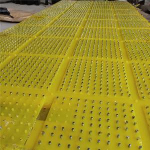 China 43&quot; Anti Skid Rubber Mat Polyurethane For Drilling Plantform Parts factory