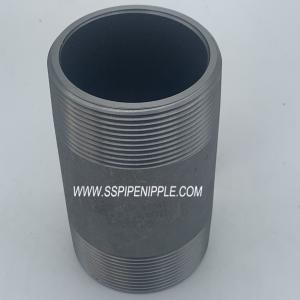 China Good Ductility Black Steel Pipe Nipple 3&quot; X 4&quot; XH/SCH80 Easy To Operate factory