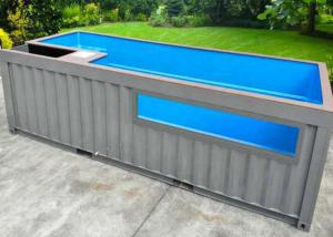 China Topshaw 2020 Hot Selling Prefabricated Shipping Container Swimming Pool Solution For European Market factory